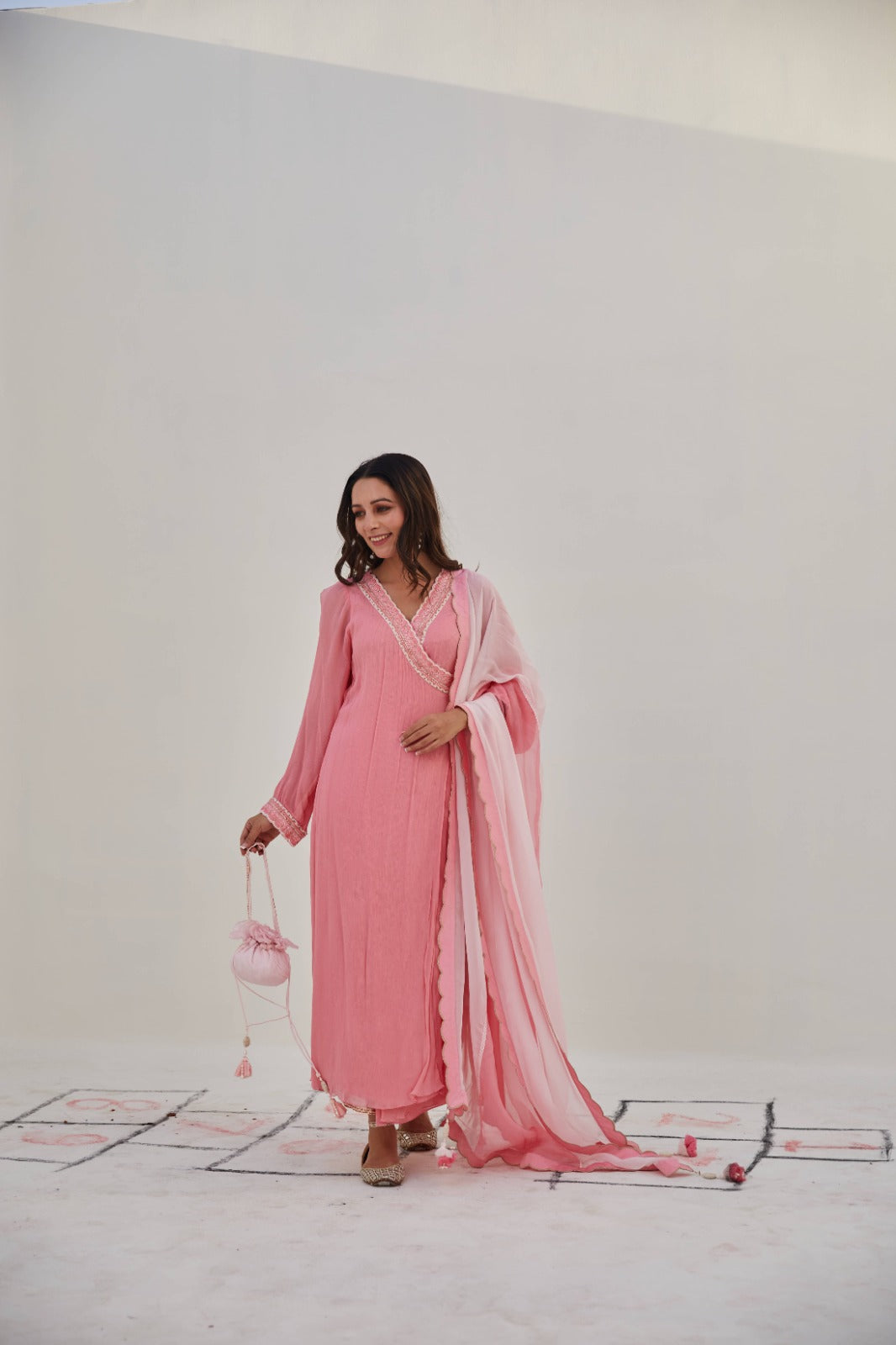 Khel Ansh Pink Set