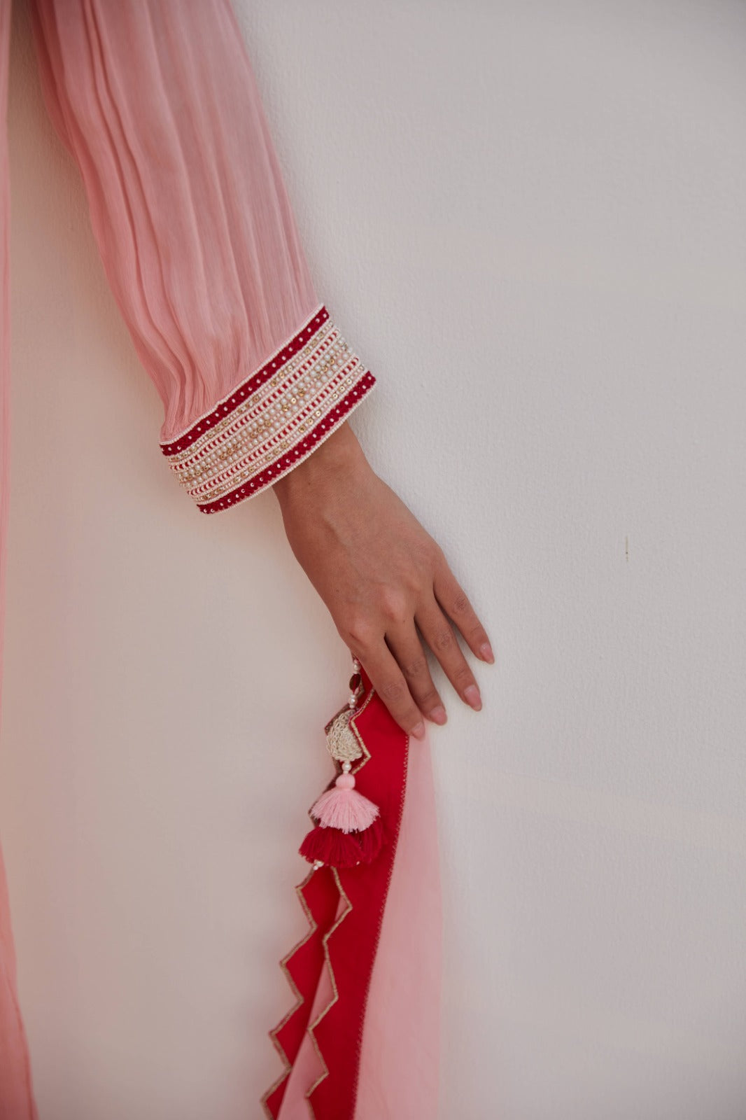 Khel Tanya Peach Set