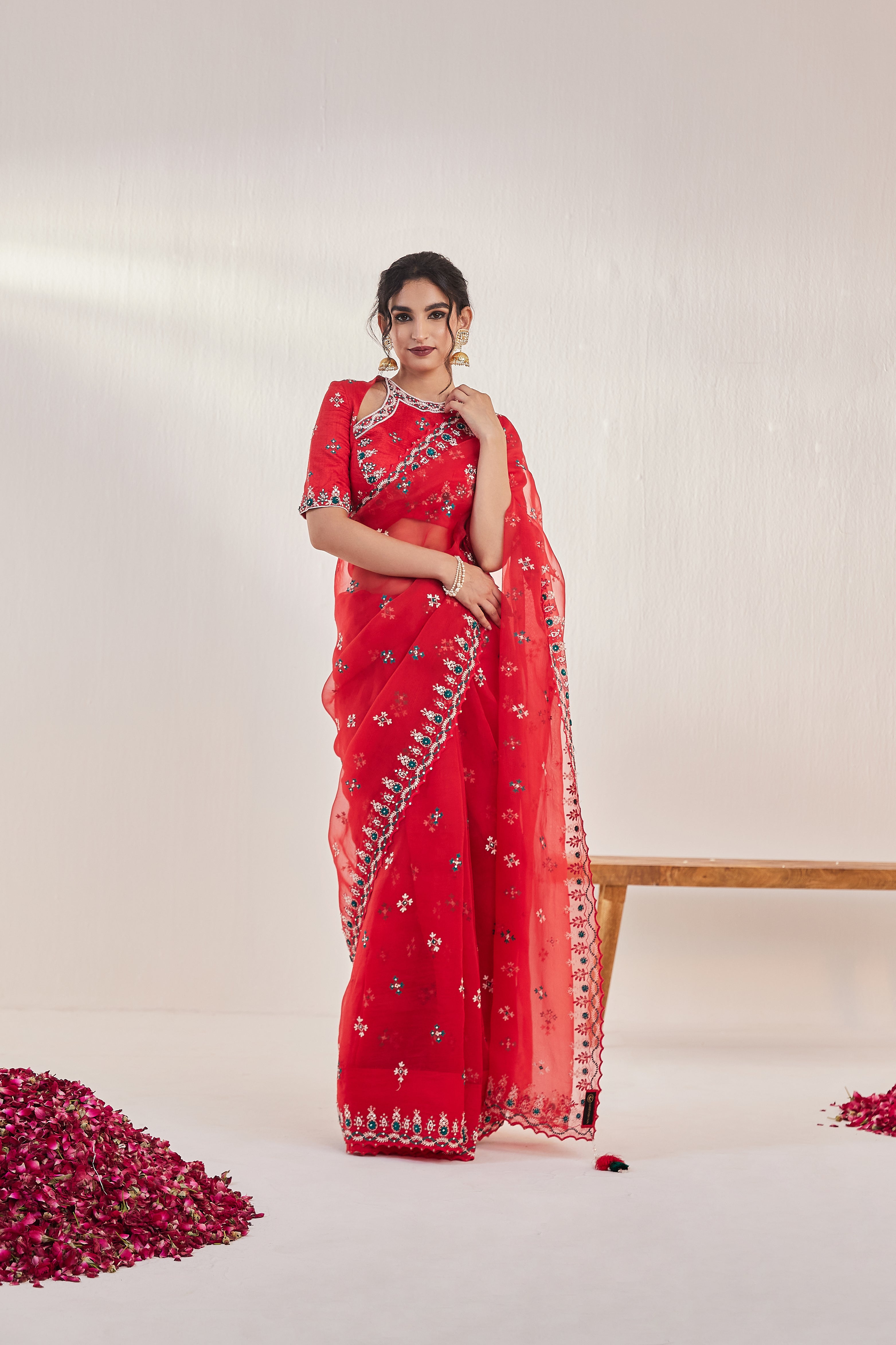 Reshami Raat Ruby Red