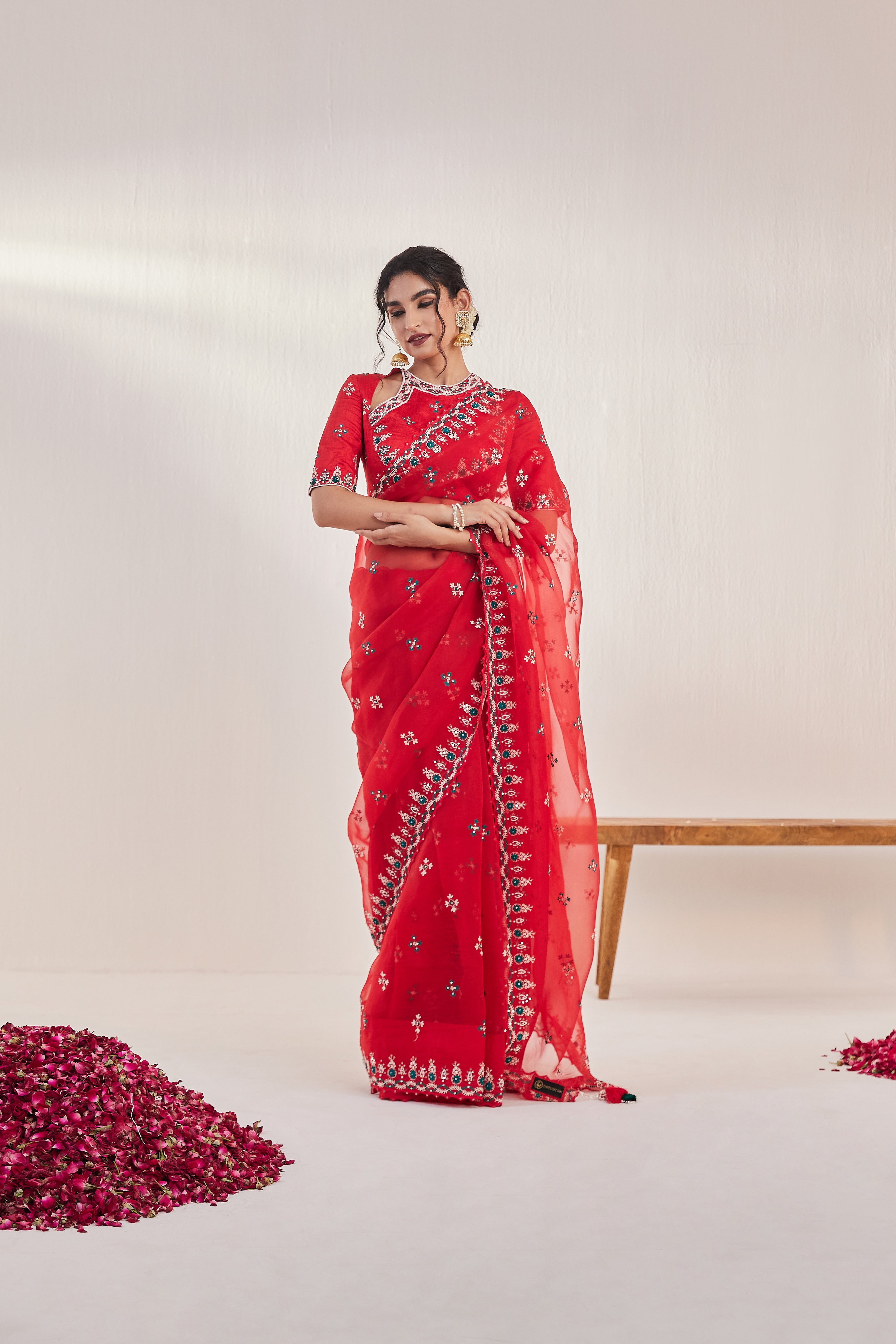 Reshami Raat Ruby Red