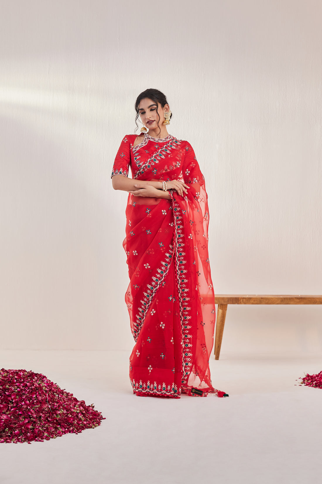 Reshami Raat Ruby Red