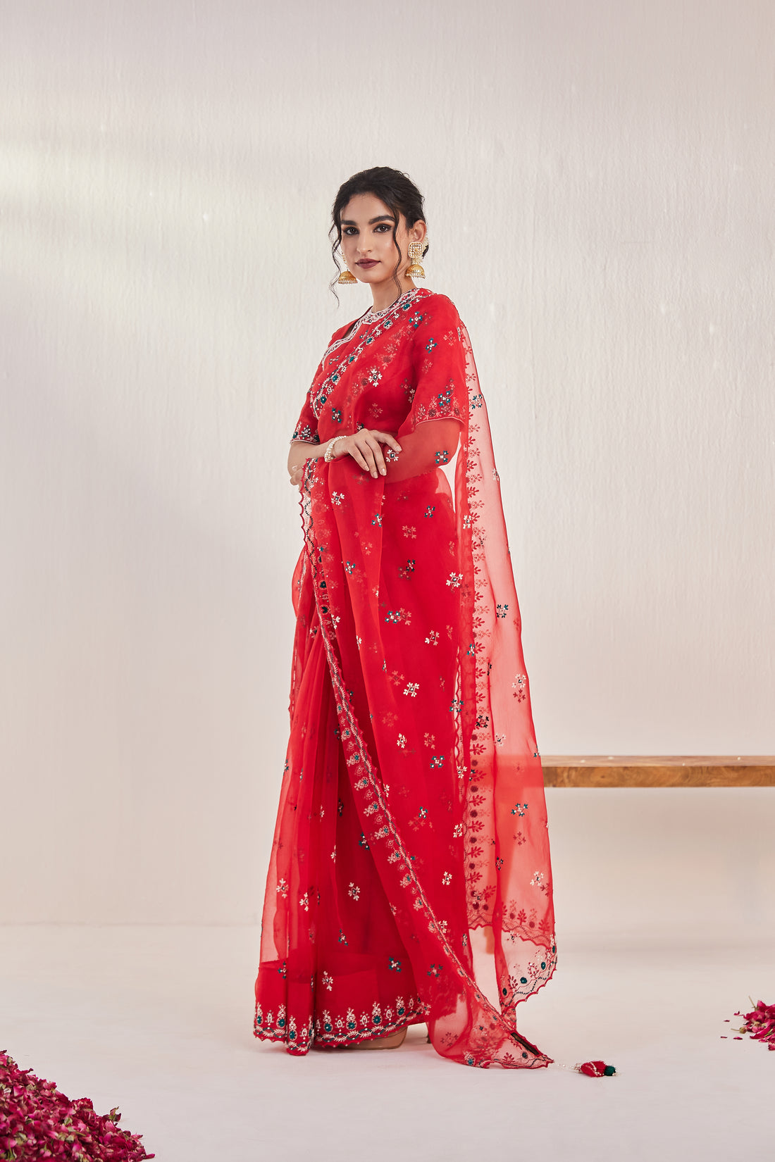 Reshami Raat Ruby Red