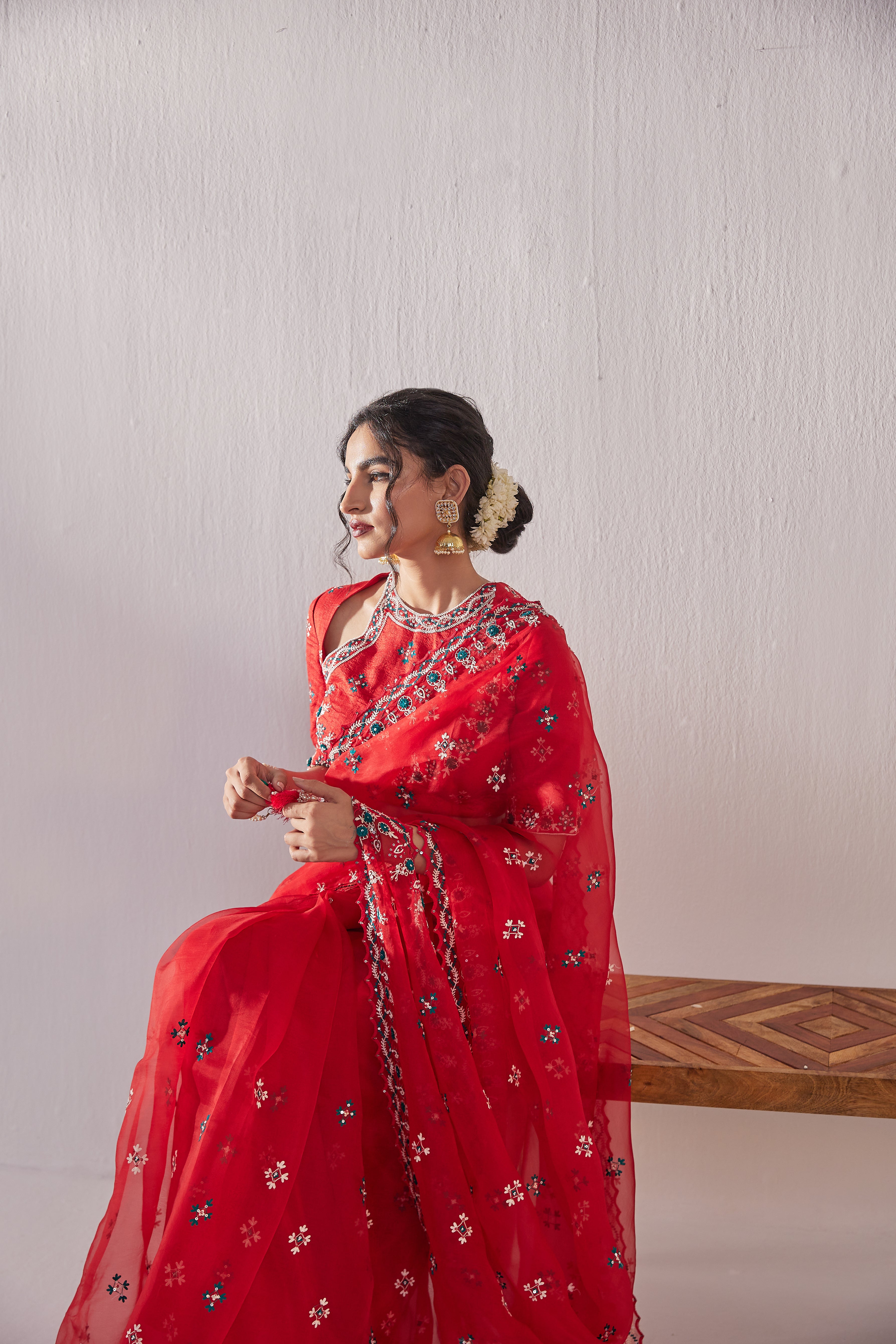 Reshami Raat Ruby Red