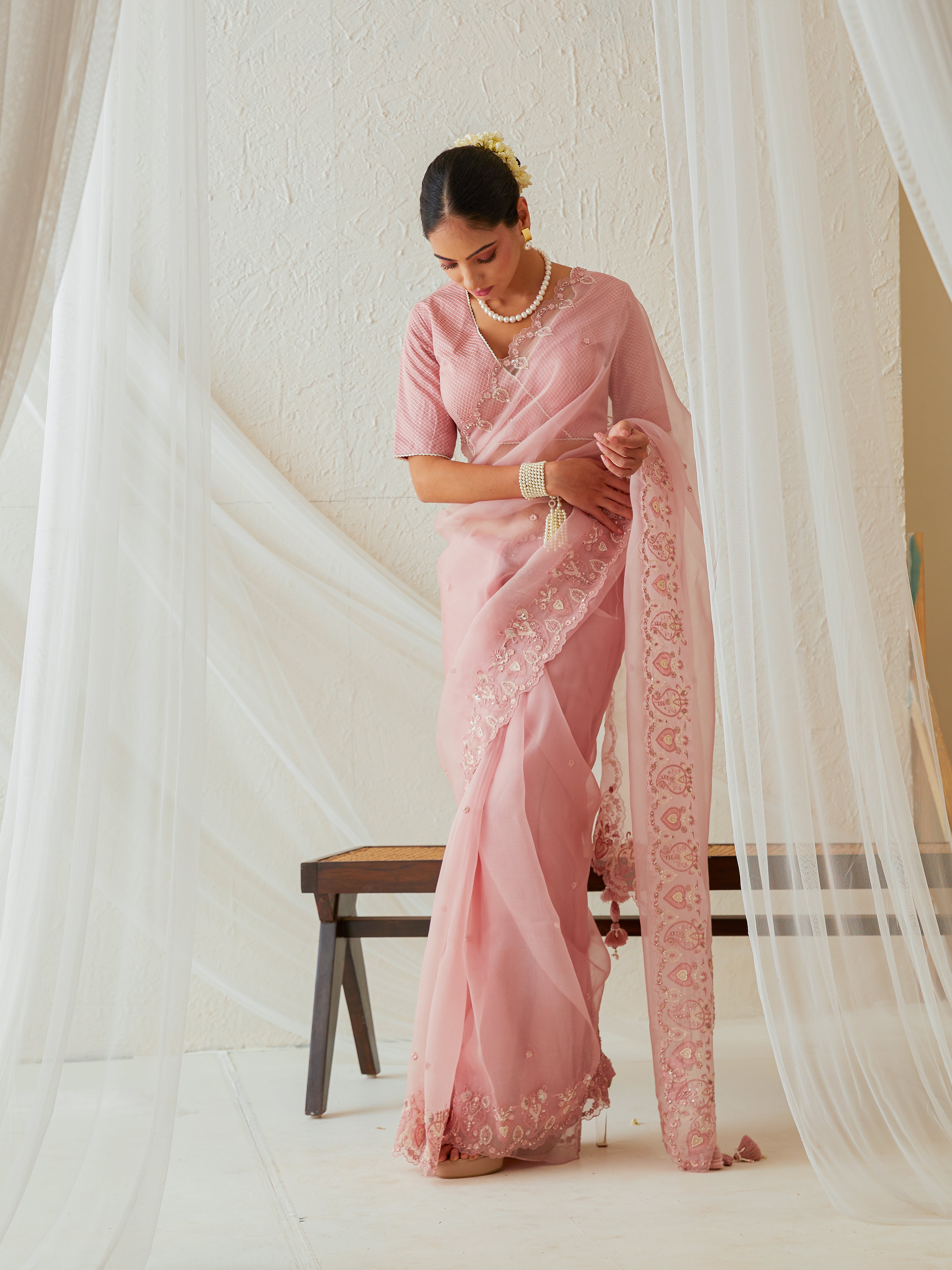 Reshami Raat Blush Pink