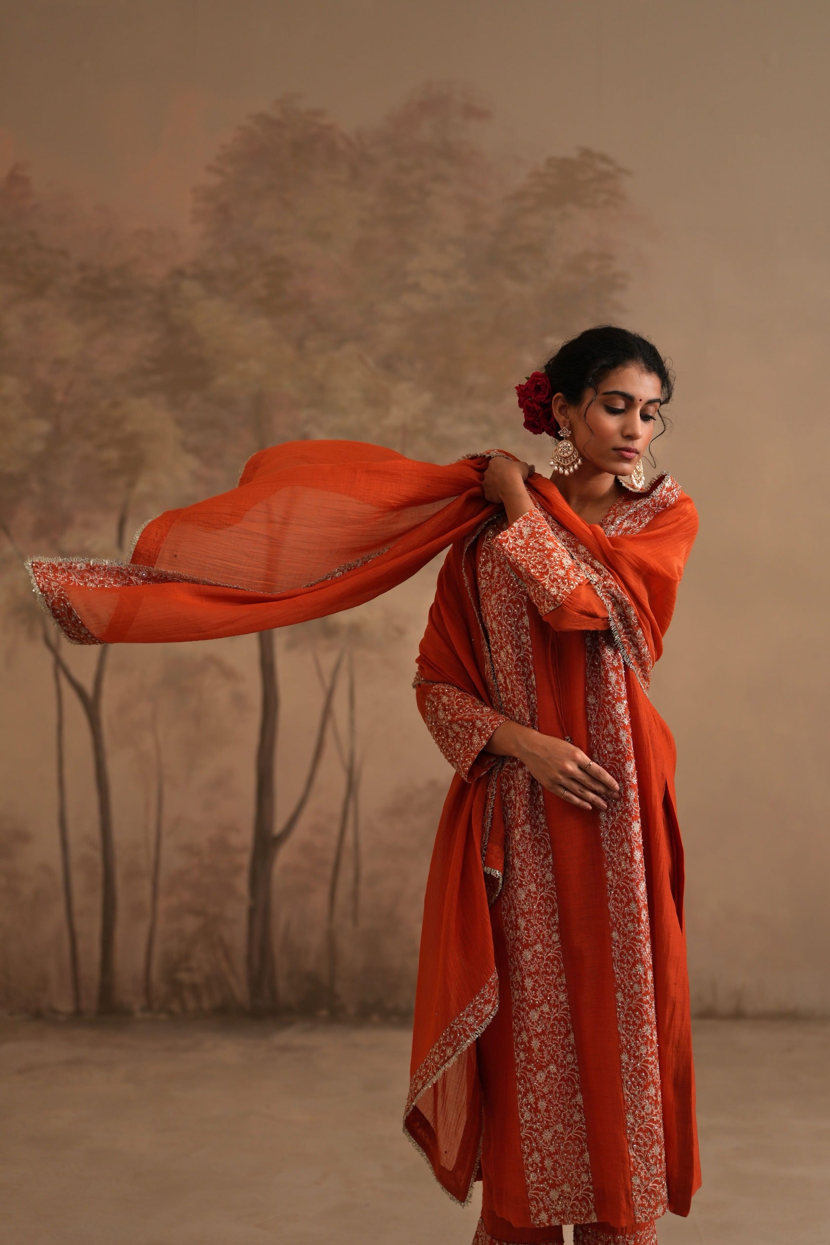 Burnt Orange Amaya Shama